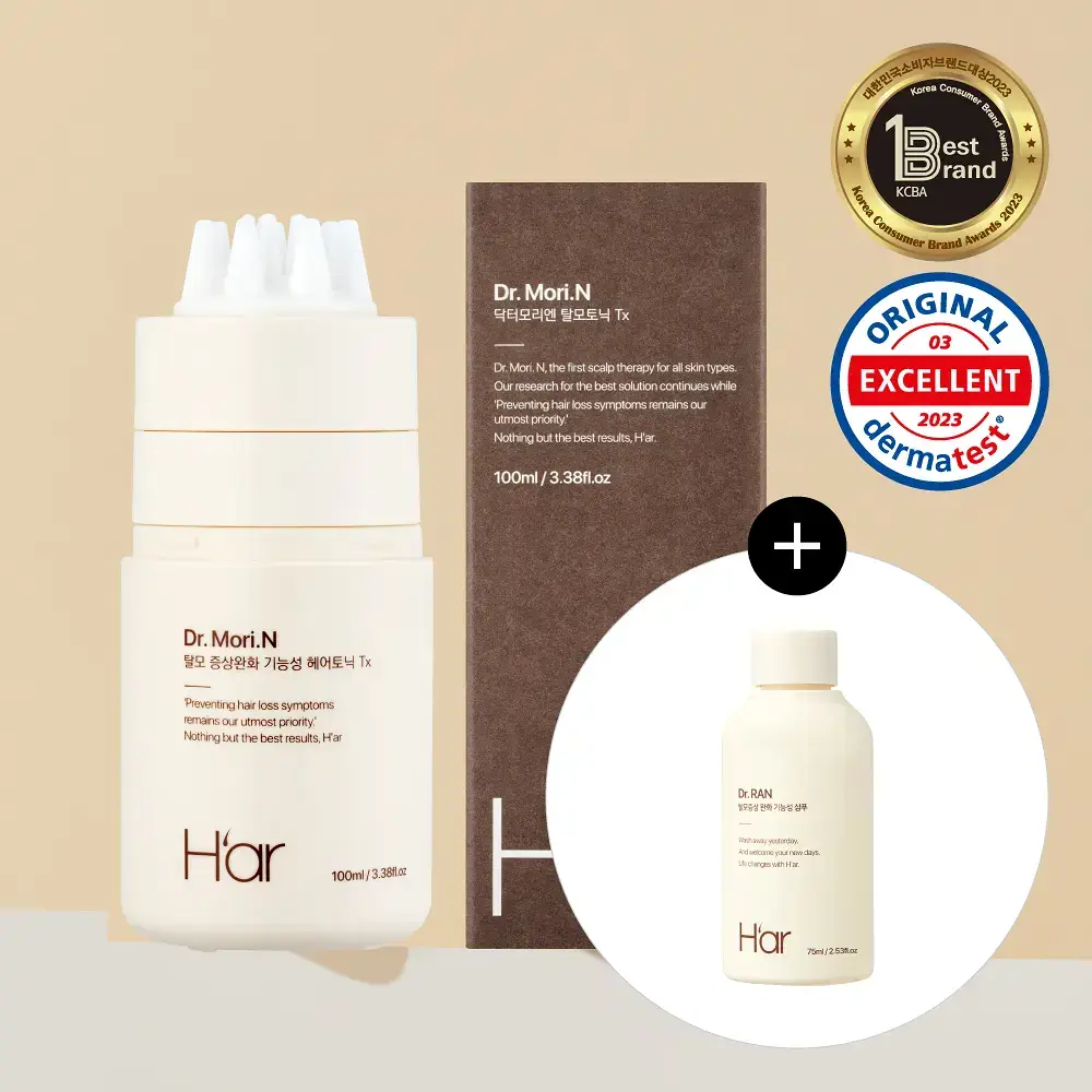[올영단독] 하아르 닥터모리엔 탈모토닉 100ml 기획 (+샴푸 75ml 증정)